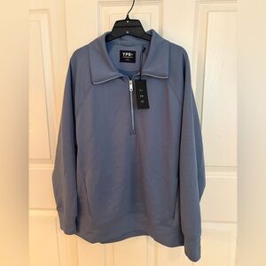 NWT Abercrombie TPB NeoKnit half-zip